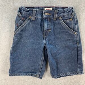 Levi's Boys Denim Shorts Size 6 Regular Blue Jean Carpenter Adjustable Waist